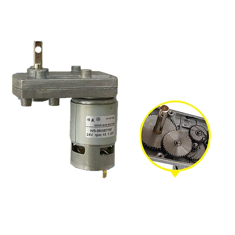 775 DC geared motor 7 word gear motor 12V micro slow speed motor 24V DC micro motor