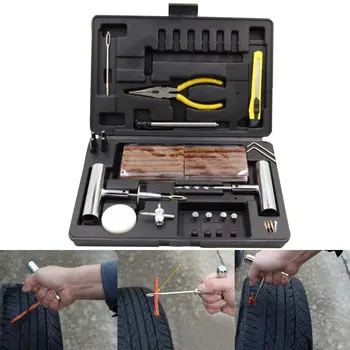 

68pcs/set Car Tire Repair Tool Tire Repair Kit Studding Tool Set Steel Auto Tire Repair Puncture Plug Garage Car Accessories