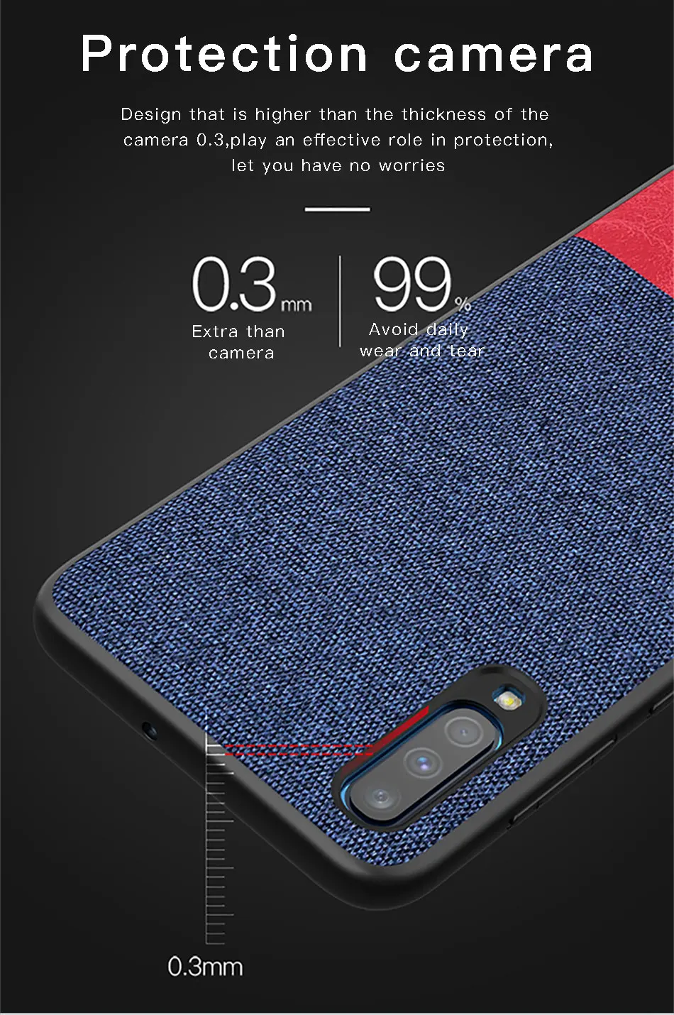 ACCEZZ для samsung Galaxy A50 чехол для телефона, холст, ультра тонкий анти-осенний чехол, сумка, Защита для samsung Galaxy A50, оболочка, Fundas