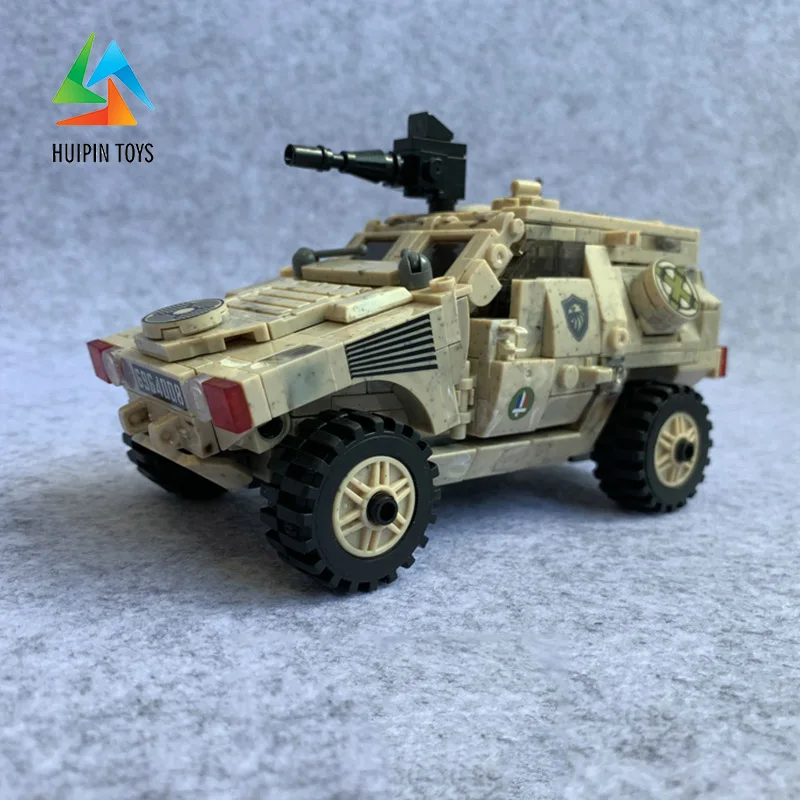 Продажа 451 шт. XINGBAO строительные блоки легое техника XB 06024 Военная серия VBL колесный бронированный автомобиль модель детских игрушек Кирпичи 4PX