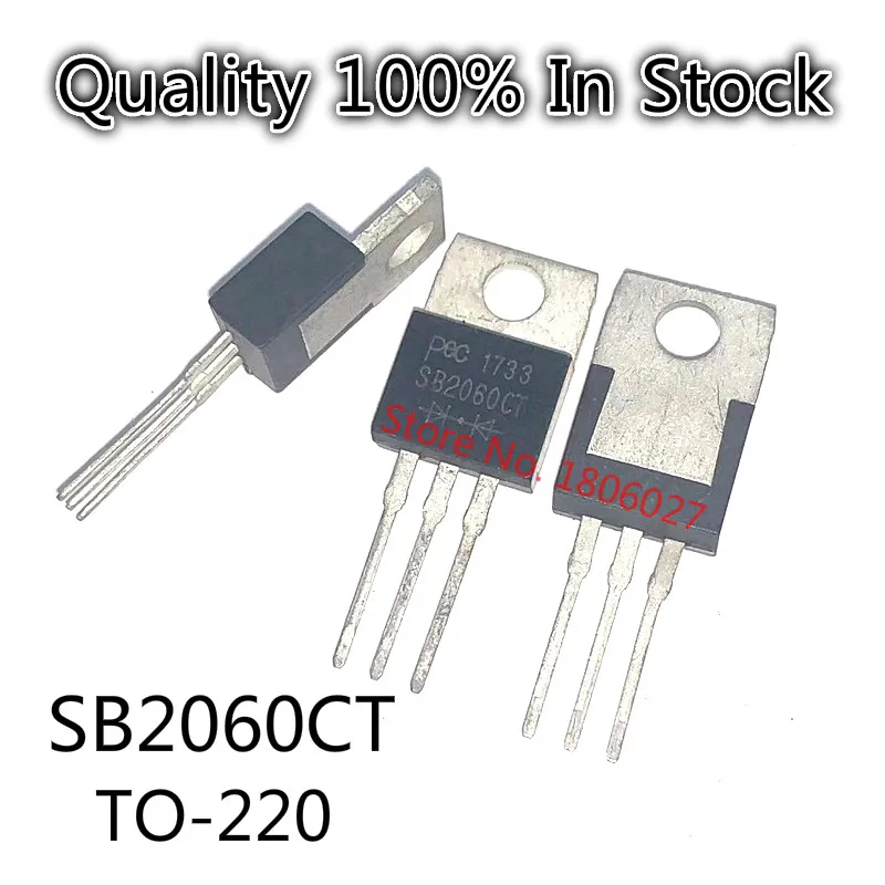 10pcs/lot SB2060CT MBR2060CT TO220 new Schottky diode | Электронные компоненты