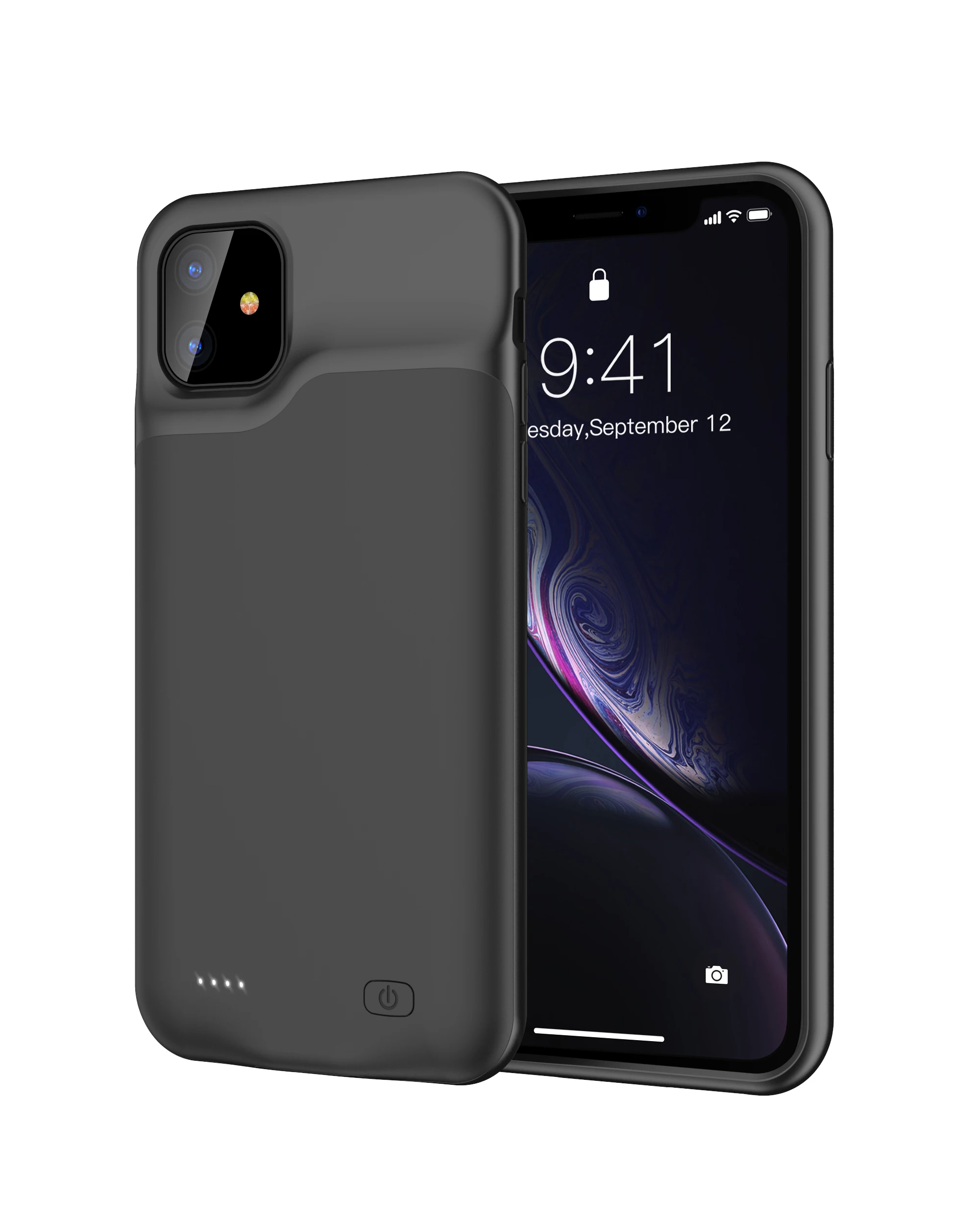 11 black XGODY 5200/6000/6500mAh power Bank противоударный чехол для аккумулятора резервного копирования зарядное устройство чехол для iphone 11PRO 11 11PRO MAX - Цвет: 11 black