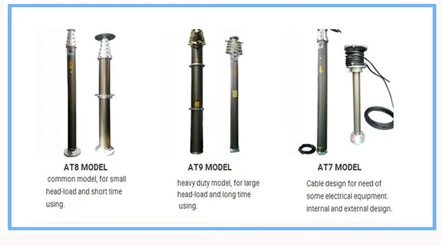 Mât télescopique pour antenne TV, facile à monter, haute tige de mât -  AliExpress