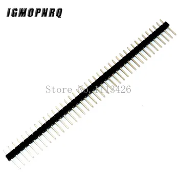 

10pcs 40 Pin 1x40 Single Row Male 2.54 Breakable Pin Header Connector Strip for Arduino Black