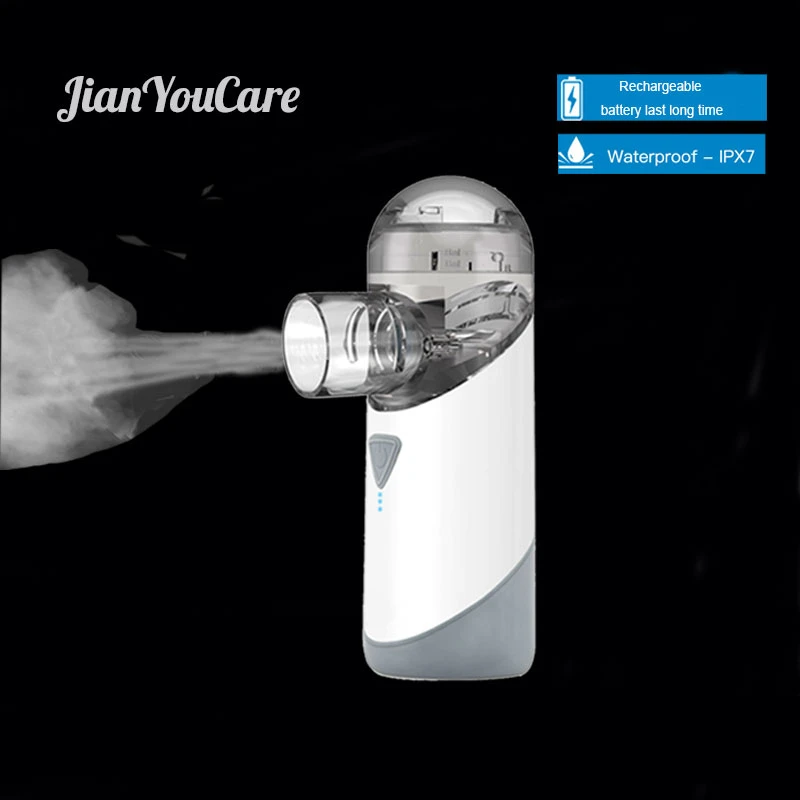 JianYouCare сетчатый Ингалятор, медицинский переносной распылитель, Перезаряжаемый USB Ингалятор, водонепроницаемый ингалятор для детей от астмы