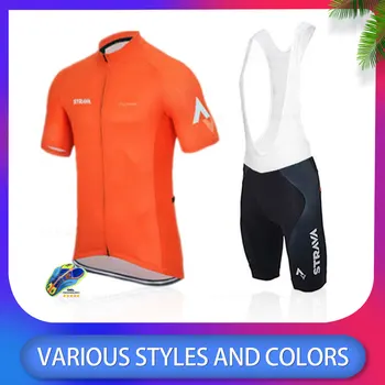 

Strava Cycling Clothing Ropa Ciclismo Hombre Summer Short Sleeve Cycle Clothes Mtb Bike Uniforme Maillot Ciclismo Triathlon suit