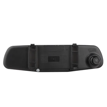 

MAHAQI New 1080P Full HD 4.3'' LCD Dual Lens Vehicle Dashboard Camera Car DVR Video Recorder Car Rear View Mirror Camera Hot Sal