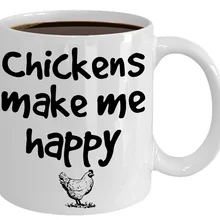 Забавная курица Подарочная кружка для куриного любимого сделать меня счастливой керамическая кружка для чая/кофе чашка