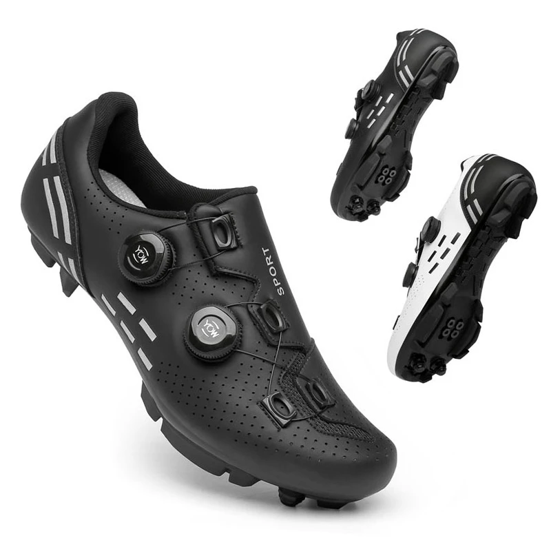 Zapatillas ciclismo Mtb Cleat Shoes Botas de bicicleta de Zapatos de bicicleta montaña para hombres Zapatillas de deporte planas de bicicleta feminina Speed Spd Dirt Zapatillas de ciclismo|Zapatillas de ciclismo| -
