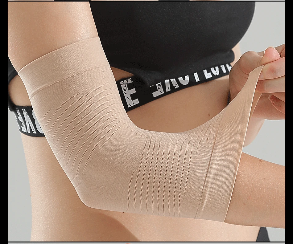 Cross Border Amazon Pressure Socks 420D Thin Arm Sleeve Beam Arm Sports Elbow Guard Plastic Elasticity Beauty Arm Sleeve