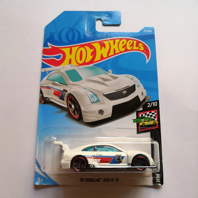 Горячие колеса 1: 64 автомобиль 16 CADILLAC ATS-V R Коллекционная серия металлические Литые модели автомобилей дети игрушки подарок