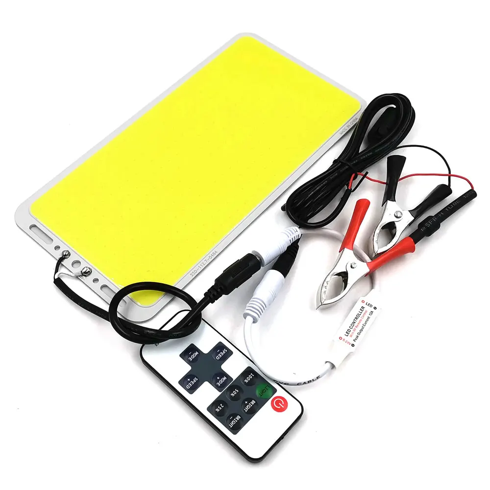 12V 24V 100W затемнения светодиодный светильник COB Панель цвет: желтый Белый Голубой