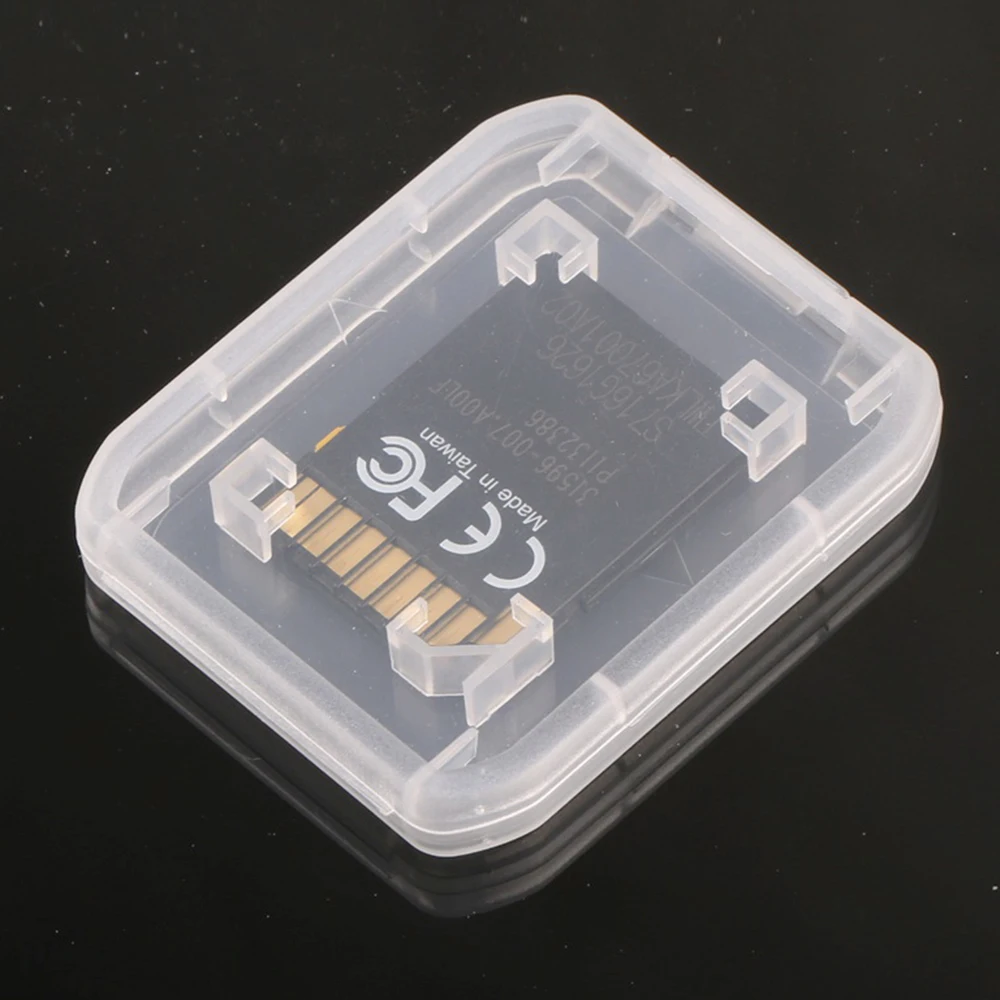 2000 teile/los Kunststoff Klar Standard SD SDHC Speicher Karte Fall Lagerung Inhaber Box – Detail 6