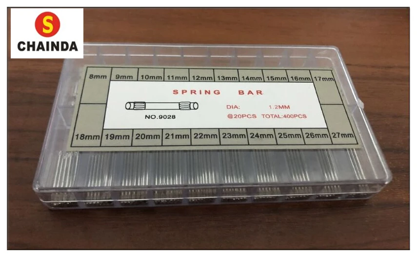 Ассортимент 400 шт 1,2 мм толщиной с двойным зубчатым соединением для браслетов часов