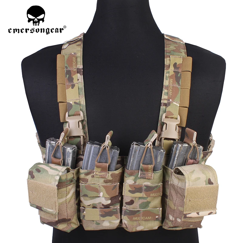 PROD 32932711174 Emersongear Tactical Easy Chest Rig 556 762 Magazine
Plate Carrier Harness Lightweight Airsoft Combat Military Army CS Gear