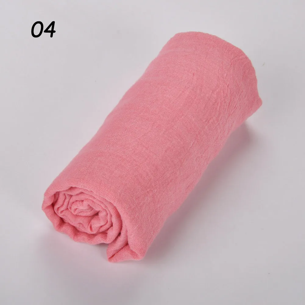 04 Pink Sparsil женские летние мягкие TR хлопковые шарфы Ретро кисточки сплошной цвет 180x90 шали женские тонкие палантины хиджаб пляжный праздничный шарф - Цвет: 04 Pink