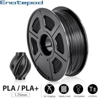 

Enotepad 3D Printer Filament PLA+/PLA 1.75mm2.2lbs 1KG Spool new fast ship new 3D printing material for 3D Printers and 3D Pens