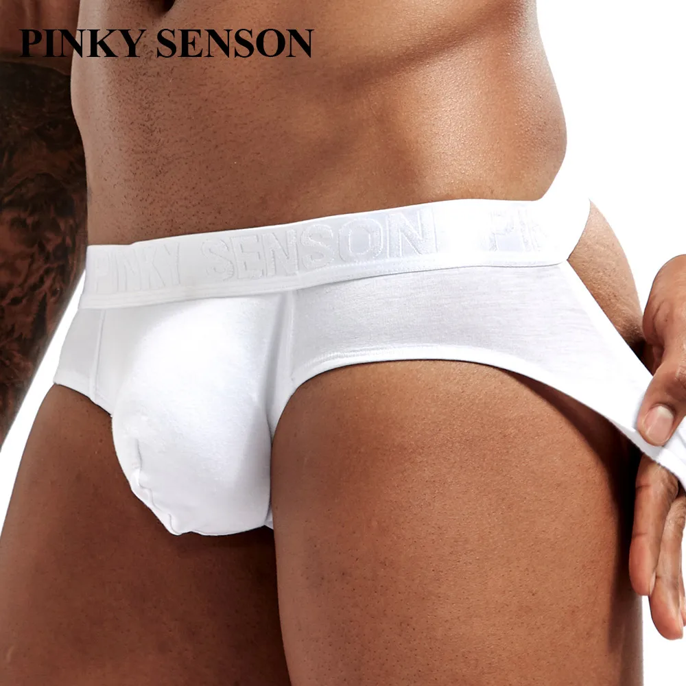 

PINKYSENSOM Brand Men Jockstraps Modal Sexy Male Backless Buttocks Tanga Hombre G-string Thongs Men's Jock Straps Gay Underwear