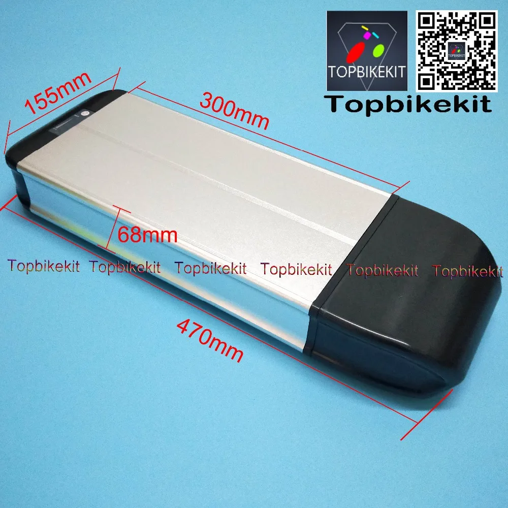 Aluminium Battery Case T3 for EBike Carrier 18650 battery case (5)