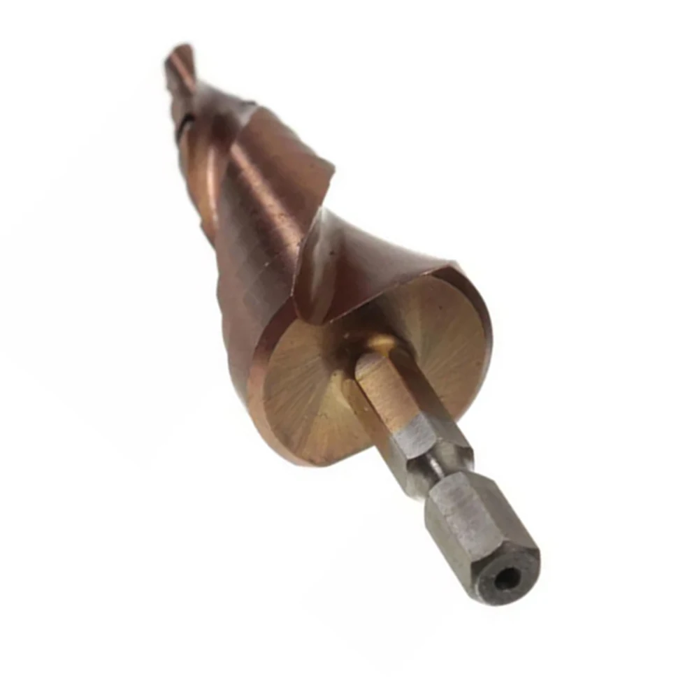 Professional HSS Steel Large Step Cone Hex Shank Coated Metal Drill Bit Cut 3-12/4-12/4-22/6-24mm Tool Set Hole Cutter