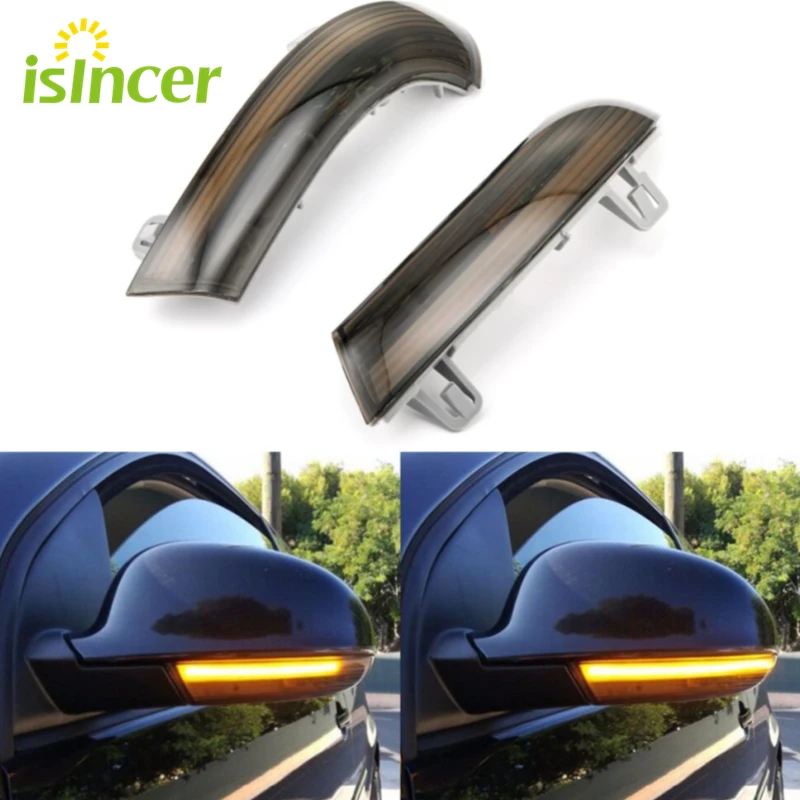 

For VW GOLF 5 GTI V MK5 Jetta Passat B5.5 B6 Sharan Superb EOS Dynamic LED Turn Signal Light Side Wing Mirror Indicator