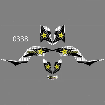 

for YAMAHA RAPTOR660 ATV Full Graphics Decals Stickers Kit Custom Number Name Glossy Stickers Waterproof