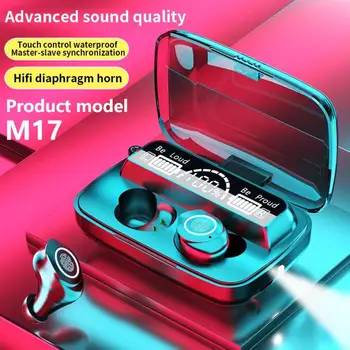 

HBQ M17 Wireless V5.1 Bluetooth Earphone TWS 9D Stereo Waterproof Earbuds Headsets With Charging Box Lightweight Comfortable