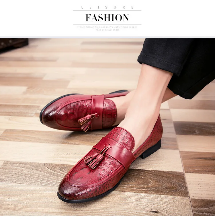 38~47 leather shoes men business comfortable Gentleman's Stylish formal shoes#MS2367