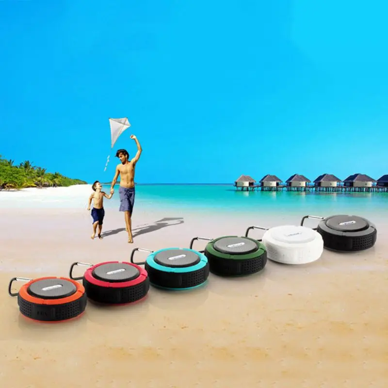 Мини Портативный водонепроницаемый беспроводной bluetooth-динамик с Карабин