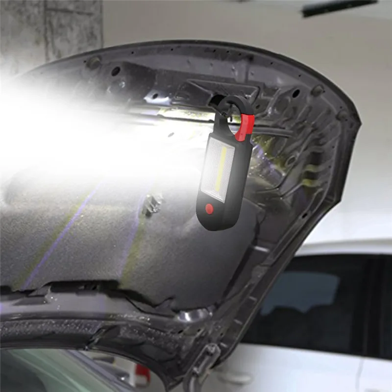 KHLITEC Mini Portable Lantern Tent Light COB LED Emergency Lamp Waterproof Hanging Hook Flashlight For Camping 2 Modes Use AAA8