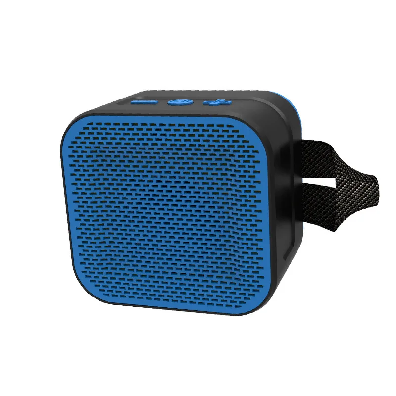 Супер портативный Bluetooth динамик беспроводной открытый водонепроницаемый спорт с микрофоном громкой связи громкий динамик s Бумбокс сабвуфер - Цвет: Синий