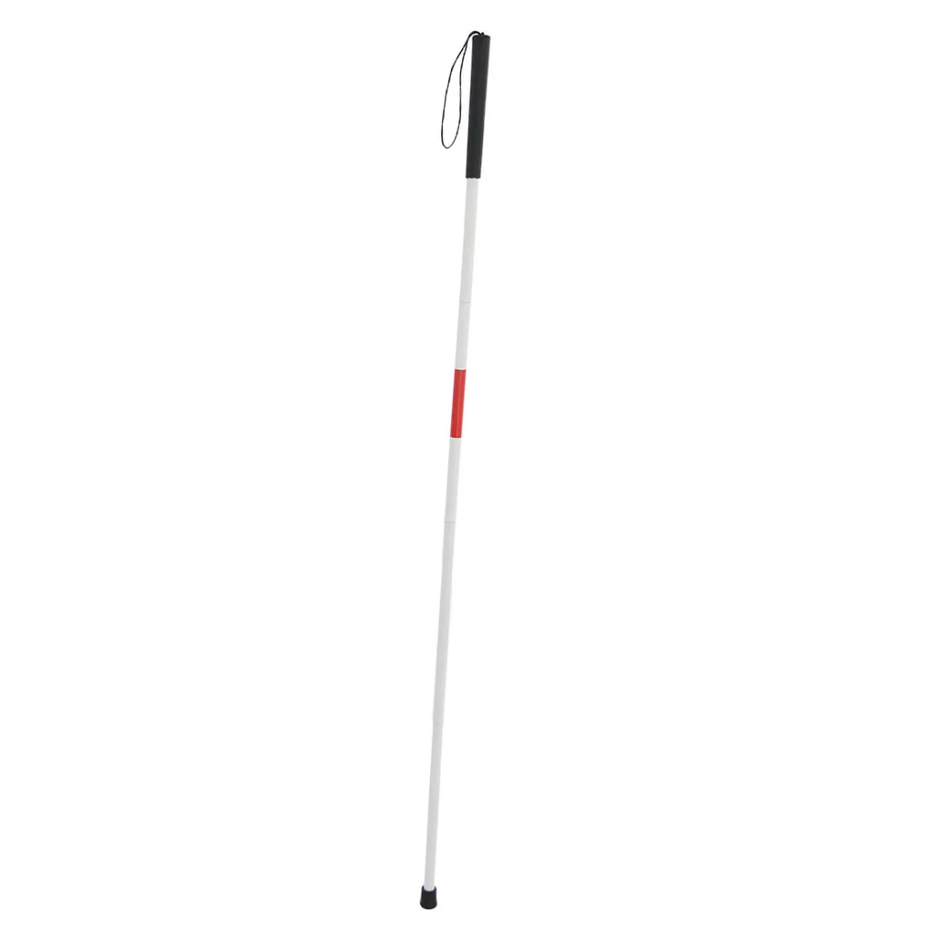 AntiSkid White Cane Aluminum Folding Cane For The Blind(fold Down 4 Section) AntiSkid White Cane Aluminum Folding Cane For The Blind(fold Down 4 Section)