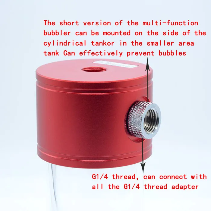 FREEZEMOD computer water cooling water tank external bubbler to prevent