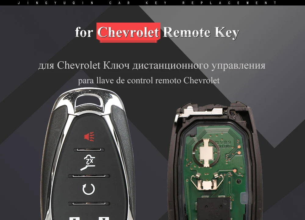 Chiave/Telecomando Per Chevrolet Camaro Equinozio Cruze Malibu Spark 2016- - 315/433mhz Id46 Chip Hyq4aa Hyq4ea Completa Di Smart 5bt Fob Chevrolet - Hb46befc43ec144d994240e423d7f13279