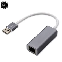 USB Ethernet адаптер сетевой карты Бесплатный драйвер USB для RJ45 миллионов LAN сетевой адаптер конвертер кабель 100 Мбит/с для ПК Mac