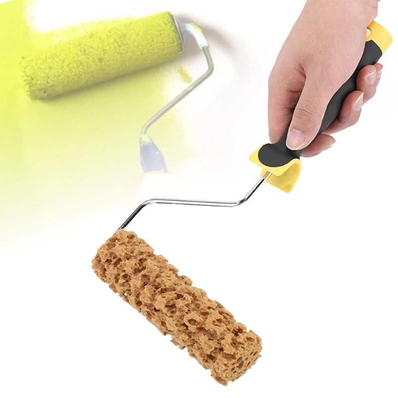 Texture Sponge Roller Brush 6 Inches Durable Imitation Seaweed Sponge Roller for Home Wall Art Paint Coloring DIY Tool ceiling paint roller