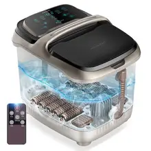 Foot bath wash basin automatic foam foot electric massage heating constant temperature deep barrel foot massage machine home