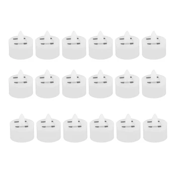 

Hot 18 Pieces Solar LED Light Candles Flameless Electronic Night Light Energy Candle Tea Lights