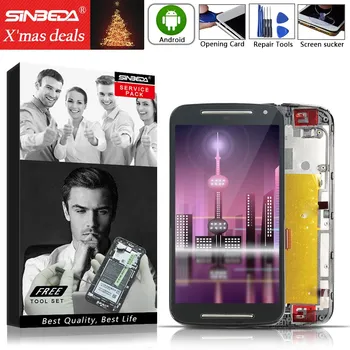 

5.0" For Motorola MOTO G2 XT1063 XT1068 XT1069 LCD Display Touch Screen Digitizer with Frame For Moto G2 Display G2 LCD Screen