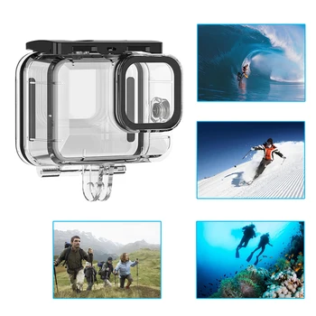 

Soft Durable Protective Case For Gopro Hero 9 Action Camera Protector Housing Shell 50M Waterproof PC Case Cover