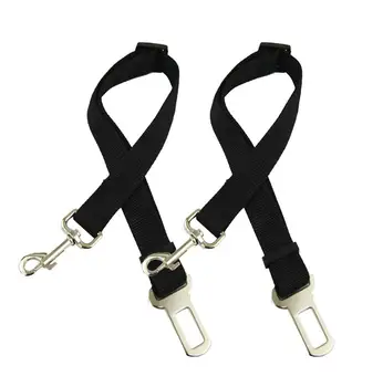 

2 Packs Adjustable Dog Cat Car Seat Belt Safety Leads Vehicle Seatbelt Harness Nylon Dog Restraints