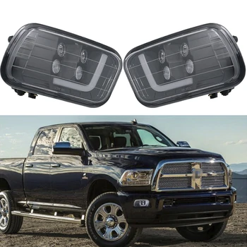 

For 09-12 Dodge Ram 1500/2500/ 3500 Smoke Lens LED Fog Light Fog Lamp waterproof