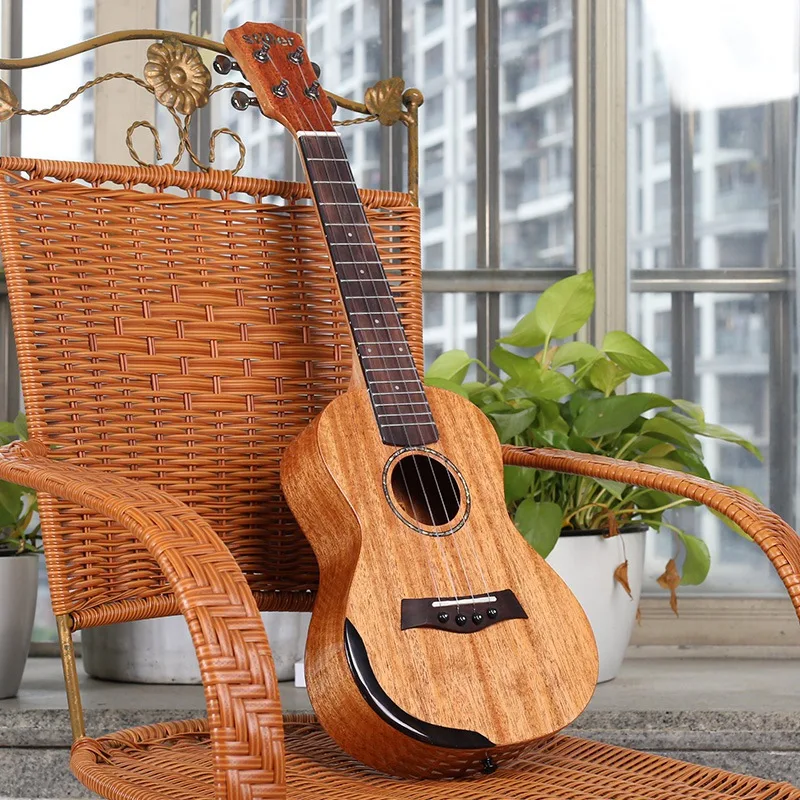 

23 Inch Ukulele Concert Ukulele 4 Strings Guitar Hawaiian Mahogany Blue Uke Stringed Beginners Musical Instrument