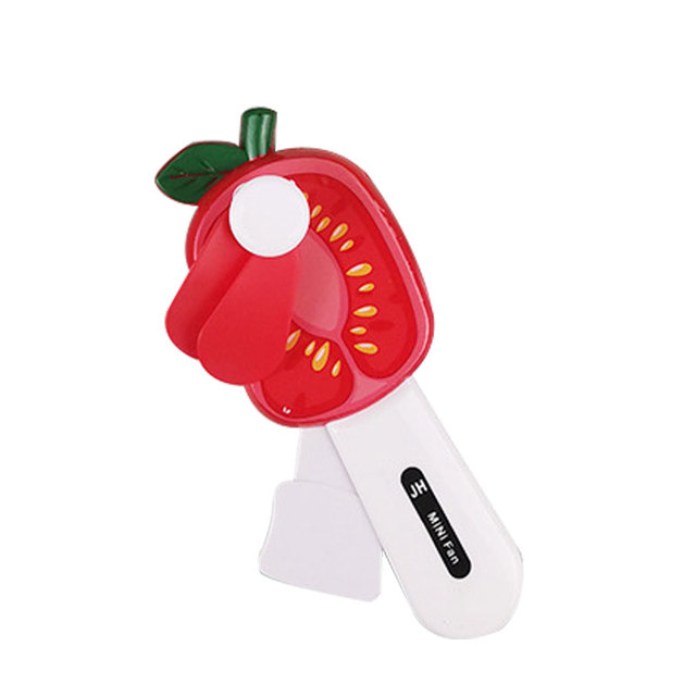 Fruit Cartoon Animal Mini Fan Pocket Handheld Air Cooler Conditioner Room Small Air Appliances Home Outdoor Hand Press Fan