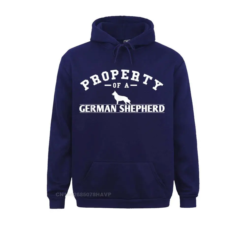 Funny German Shepherd T Shirt Property of A German Shepher__124 Long Sleeve Hoodies Autumn  Men Sweatshirts Fitness Tight Sportswears Discount Funny German Shepherd T Shirt Property of A German Shepher__124navy