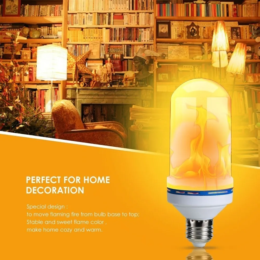 

LED Flame Effect Light Bulb E27 Standard Base Drop shipping