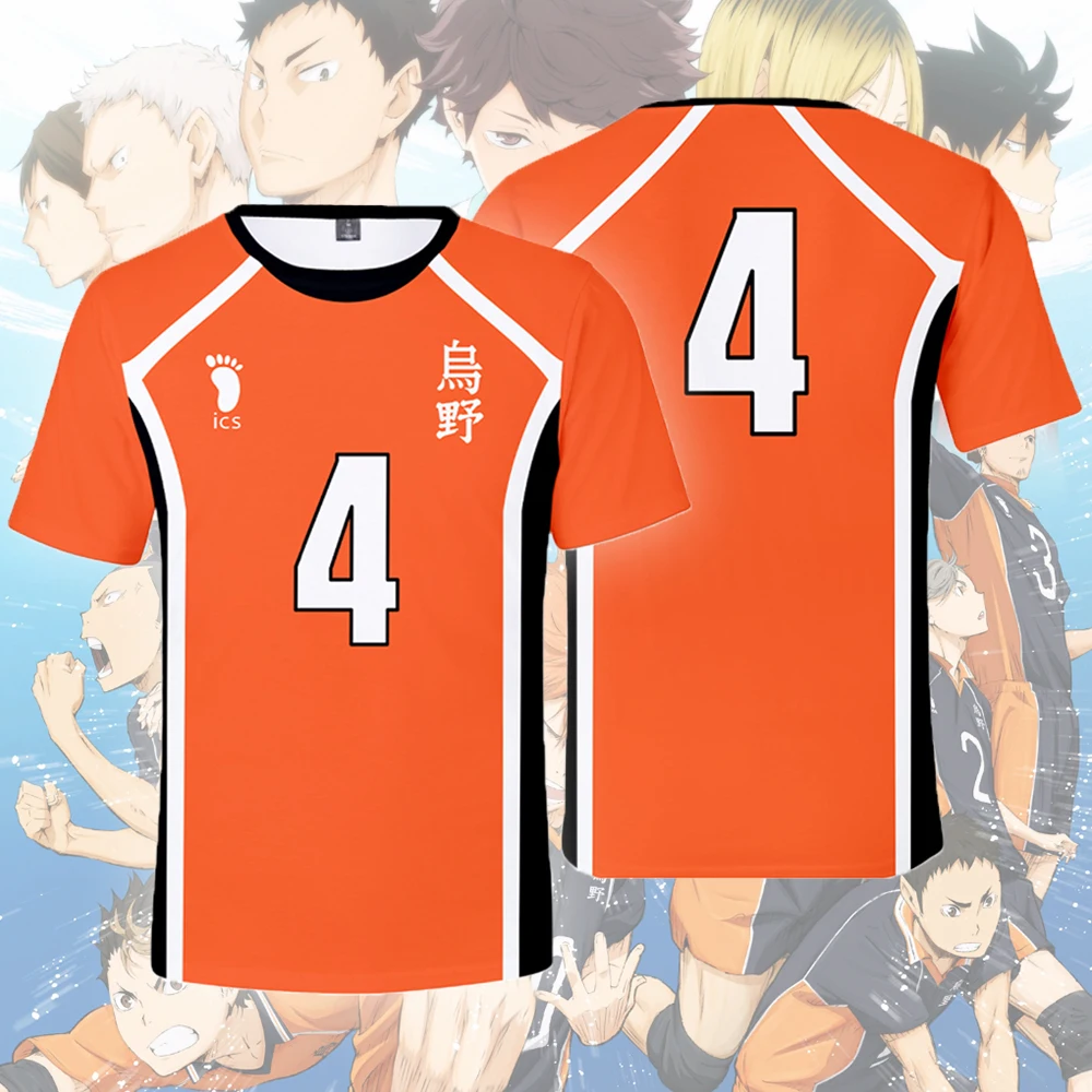 Anime Haikyuu!! Karasuno High School Shoyo Hinata Jersey Uniform Cosplay  Costume