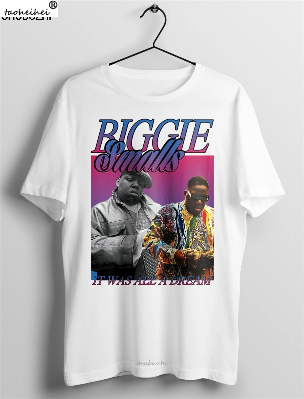 Biggie Small, Notorious Big, 90'S - Vintage Homage - Mens Unisex T