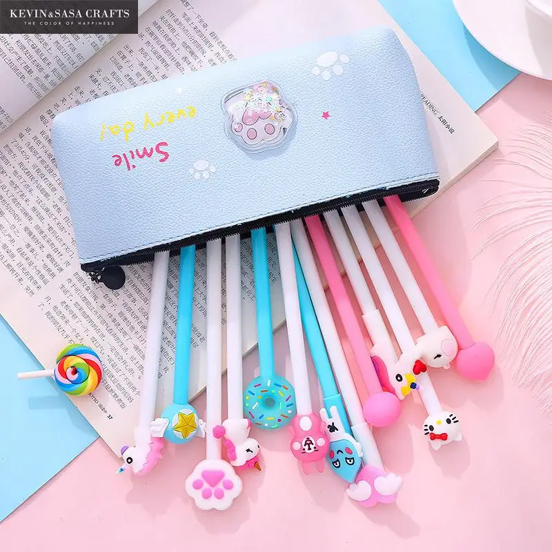 Блестящий Карандаш Чехол Kawaii школьные принадлежности канцелярские подарок