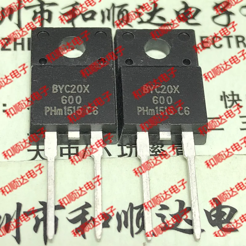 5 шт./BYC20X-600 TO-220F-2 600V 20A TO220F